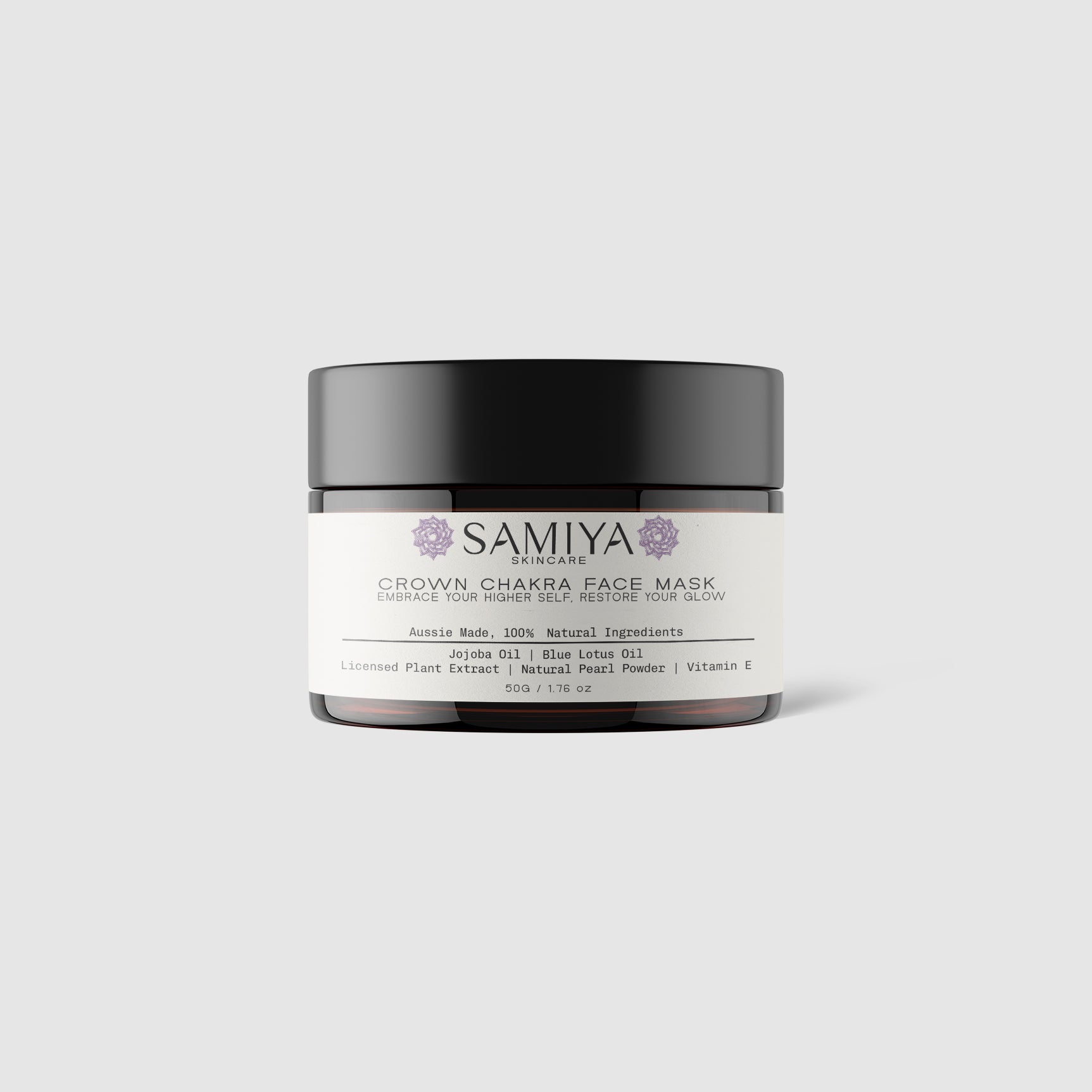 crown chakra jojoba face mask