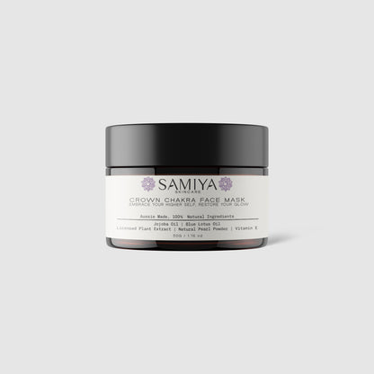 crown chakra jojoba face mask