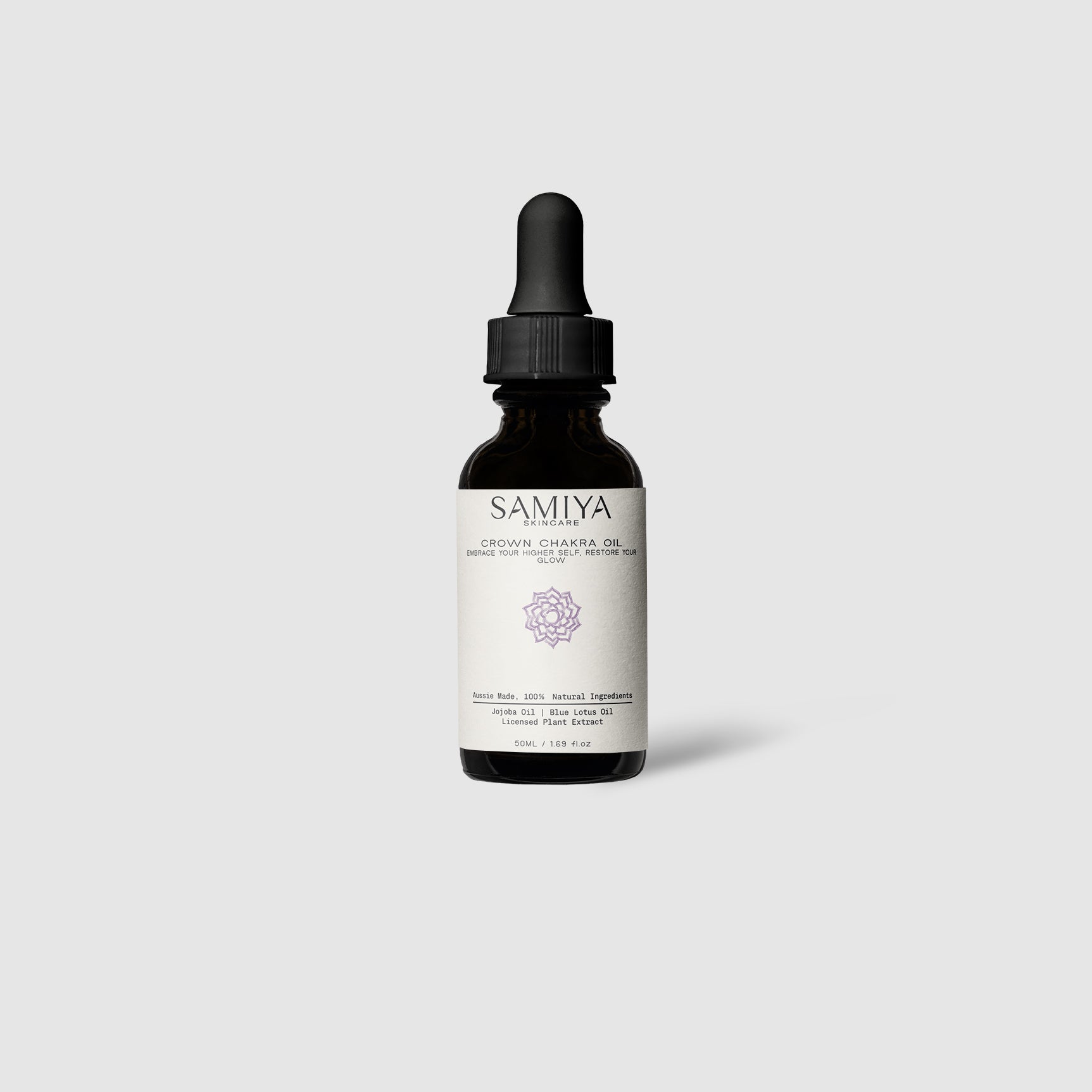 crown chakra jojoba face oil 50ml