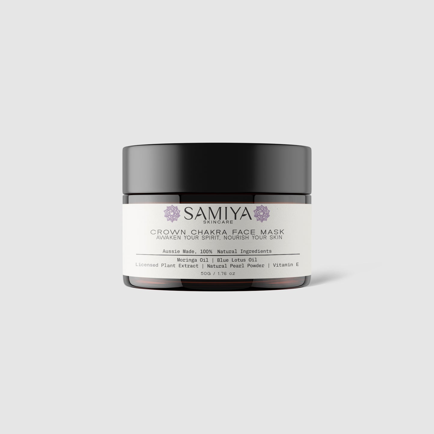 crown chakra moringa face mask